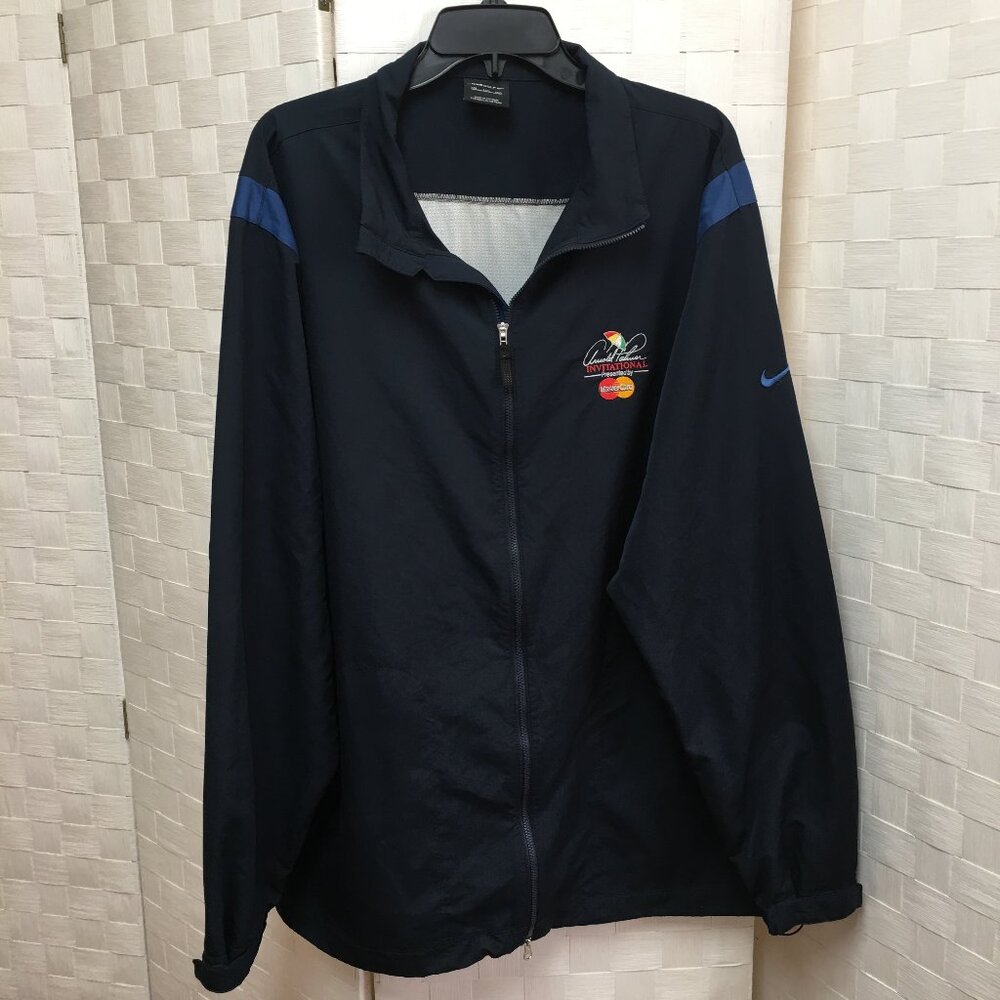 nike blue Arnold Palmer golf jacket size 2XL